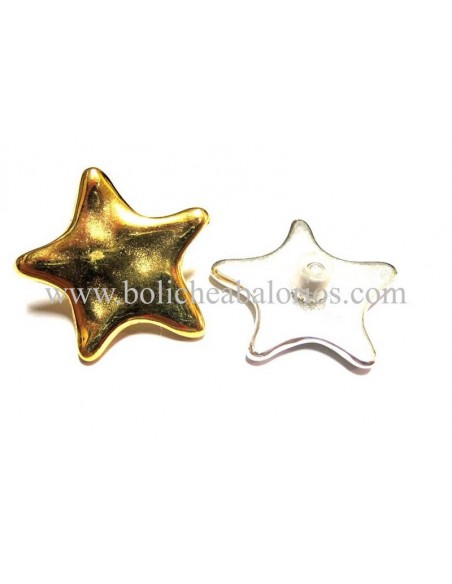 Pin de Estrella con Baño de Oro para Brazalete